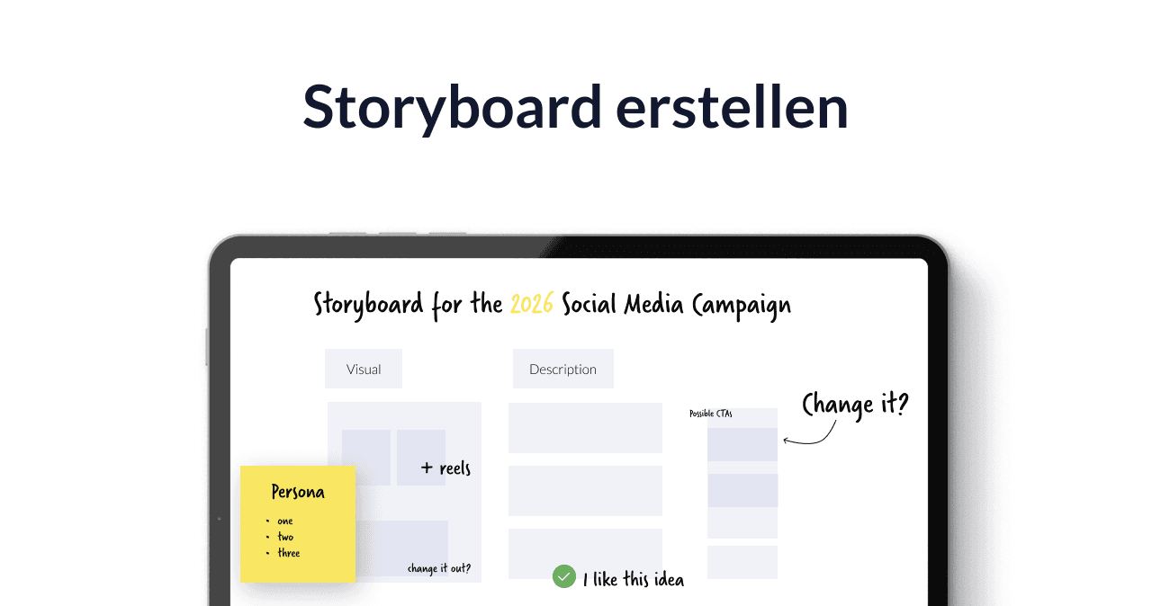 Storyboard – Definition, Nutzen und Vorlagen - Okeano Blog