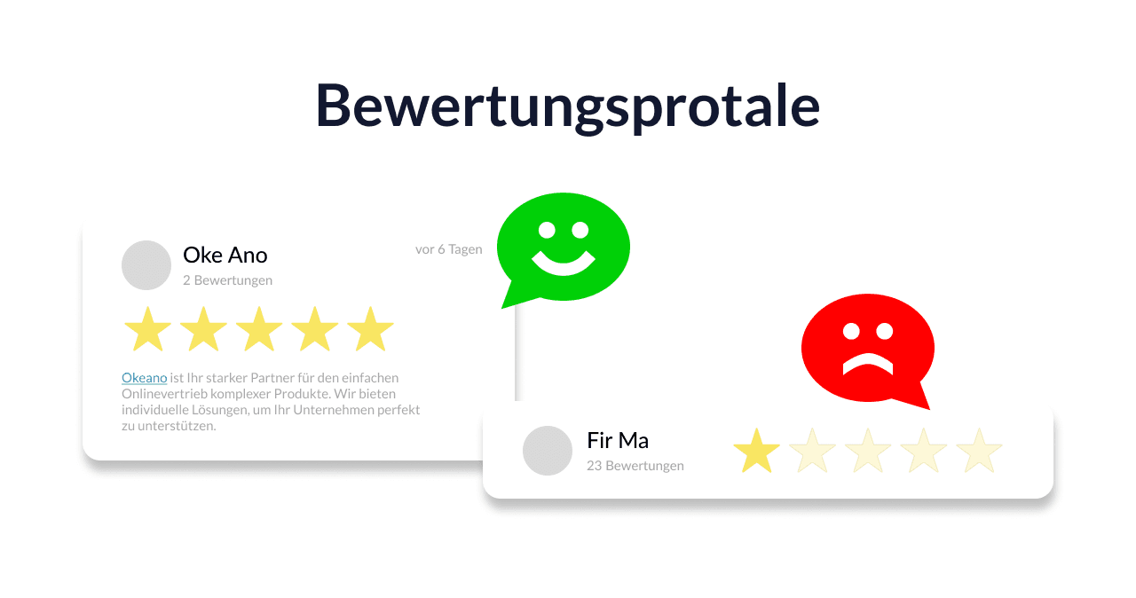 Bewertungsportale: Welche Kanäle gibt es – und wie unterscheiden sie sich? - Okeano Blog